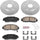 K5821 Front Z23 Carbon Fiber Brake Pads with Drilled & Slotted Brake Rotors Kit