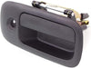For Chevy Express 1500 Exterior Door Handle Rear Passenger Side - Side Hinged Door Textured Black 2010-2014 | with Key Hole | Trim: Base/Ls/Lt | GM1521152 | 23473841