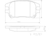 Brembo Front Disc Brake Pad Set for 02-03 Lexus RX300 (P56050N)