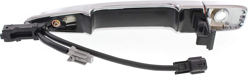 Front, Driver Side Exterior Door Handle Compatible with 2009-2014 Nissan Maxima, Fits 2013-2018 Nissan Sentra, Fits 2009-2014 Nissan Murano, Fits 2011-2017 Nissan Leaf