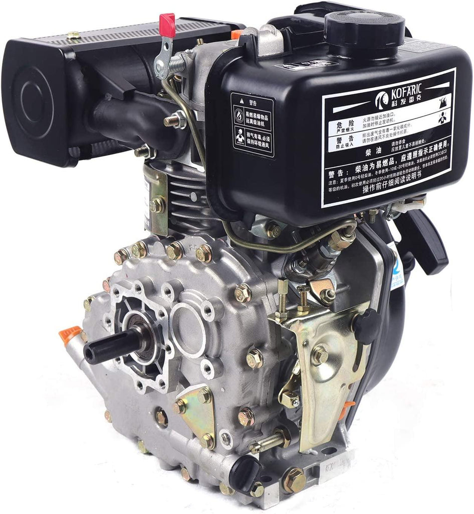 Diesel Motor Engine,3.6Kw 4 Stroke Single Cylinder Air Cooled Vertical Engine,Heavy Duty Diesel Motor Engine for Road Cutting Machine,Grinding Machine