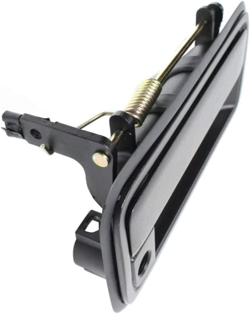 for Chevy C2500 Suburban Exterior Door Handle Rear - Back Door Textured Black 1992-1999 | with Key Hole | Trim: All Submodels | GM1915122 | 15050661