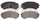ADVICS AD0867 Disc Brake Pad Set
