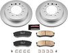 CRK2405 Coated Brake Rotor & Ceramic Brake Pads- Rear