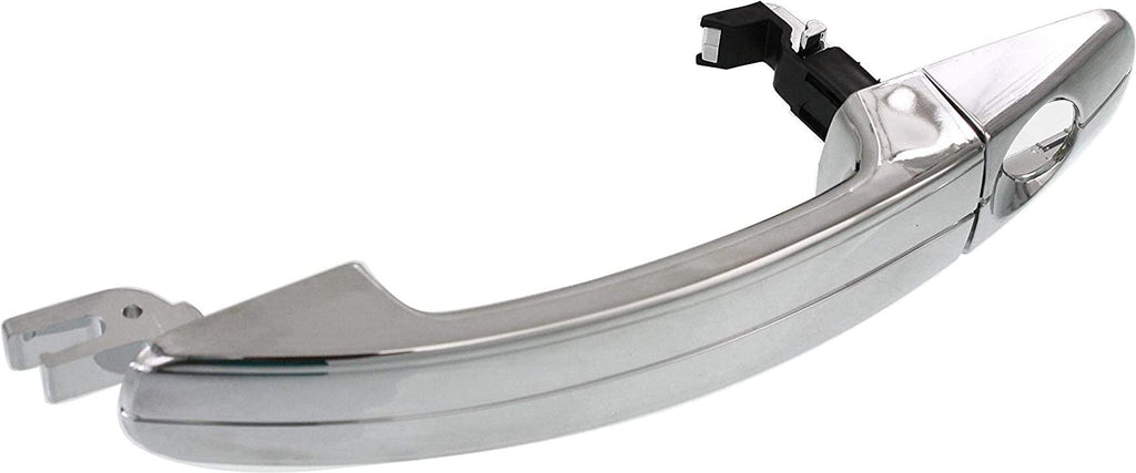 Front and Rear Exterior Door Handle Set of 4 Compatible with 2012-2014 Ford Focus and 2013-2017 Escape Chrome Driver and Passenger Side