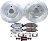 Power Stop K2067-36 Front Z36 Truck & Tow Brake Kit, Carbon Fiber Ceramic Brake Pads and Drilled/Slotted Brake Rotors
