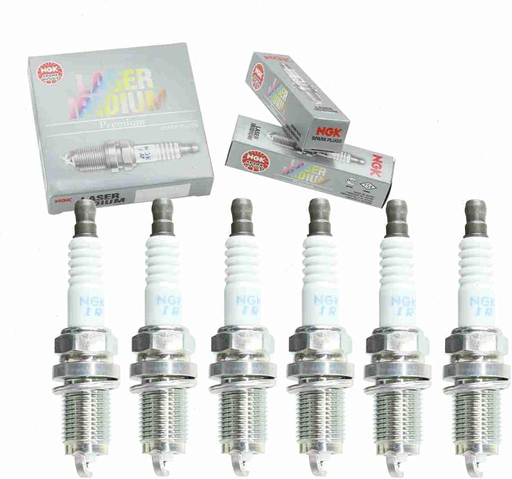 6 Pc NGK Laser Iridium Spark Plugs Compatible with Acura MDX 3.5L V6 2003-2006
