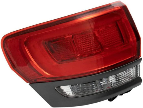 Karparts360 for Jeep Grand-Cherokee 2014-2021 Driver Side Tail Light | Outer | Laredo/Ltd/Overlnd/Summit | on Body | W/Gray Trim | CAPA Certified | 68236105AC | CH2804110