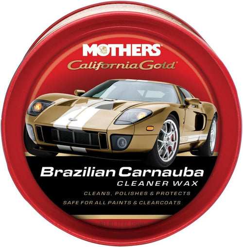 Mothers 05500 12 Oz California Gold Original Formula Carnauba Cleaner Wax