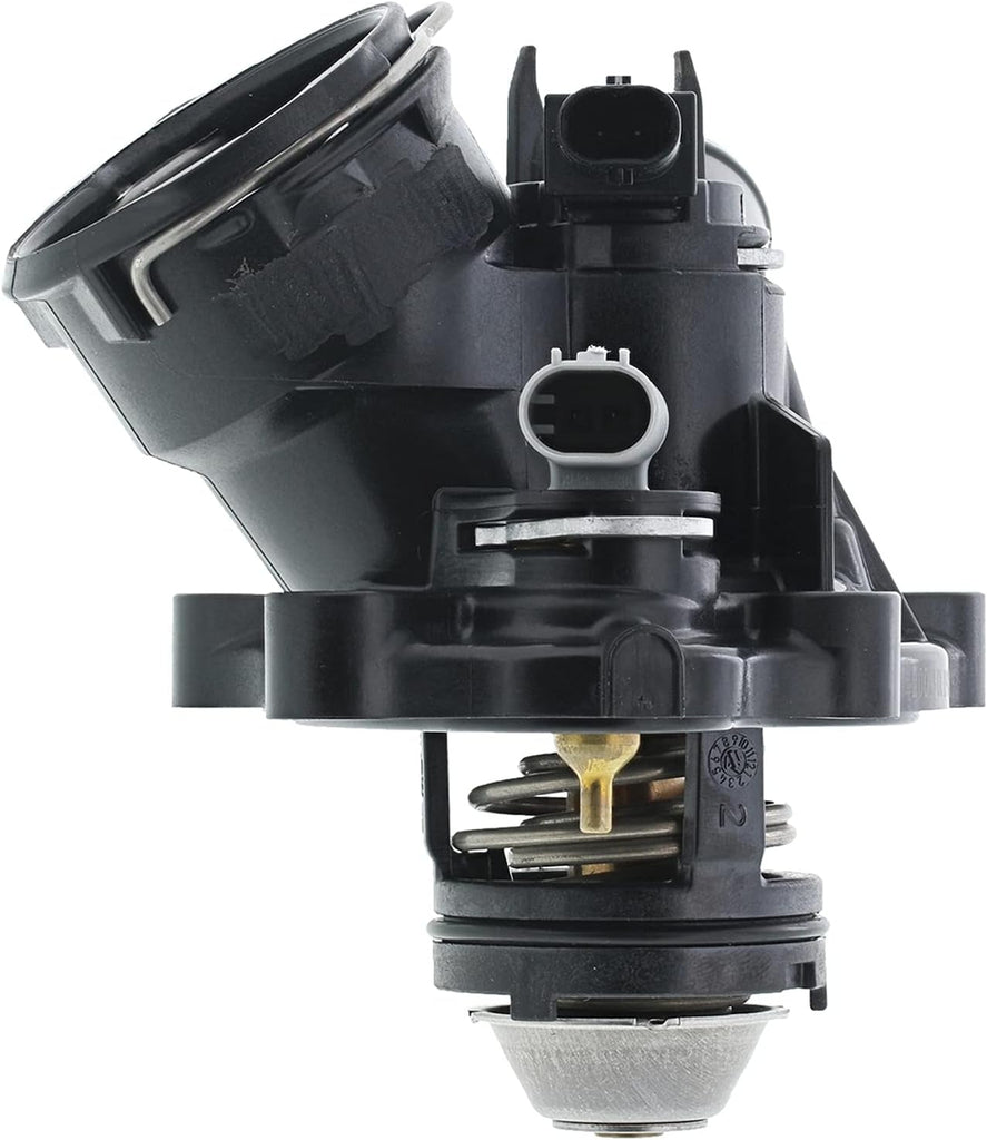 50072 Engine Coolant Thermostat with Water Outlet Housing for Select Mercedes Vehicles, 1 Pack