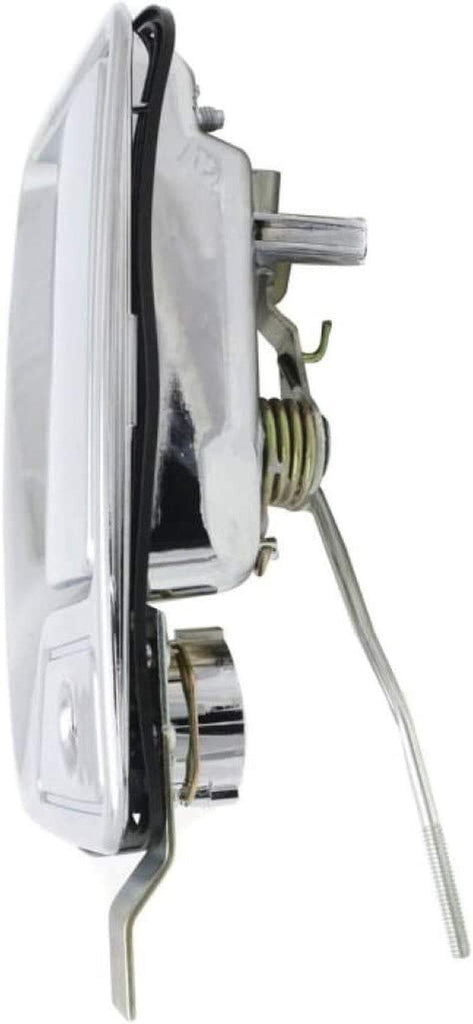 for Ford F-250 Super Duty Exterior Door Handle Front, Driver Side Chrome (1999-2016) | with Key Hole| Trim:All Submodels