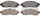 ADVICS AD1548 Disc Brake Pad Set