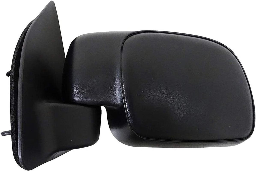 Dorman 955-1456 Driver Side Manual Door Mirror - Folding Compatible with Select Ford Models, Black