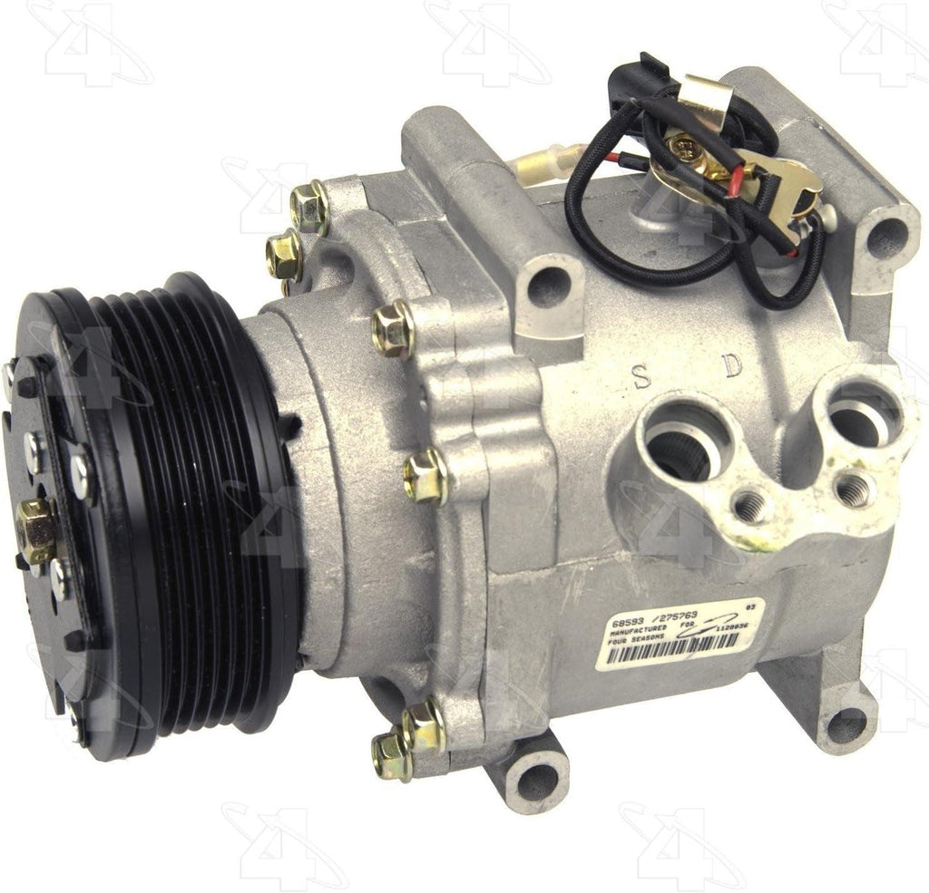 68593 New A/C Compressor with Clutch