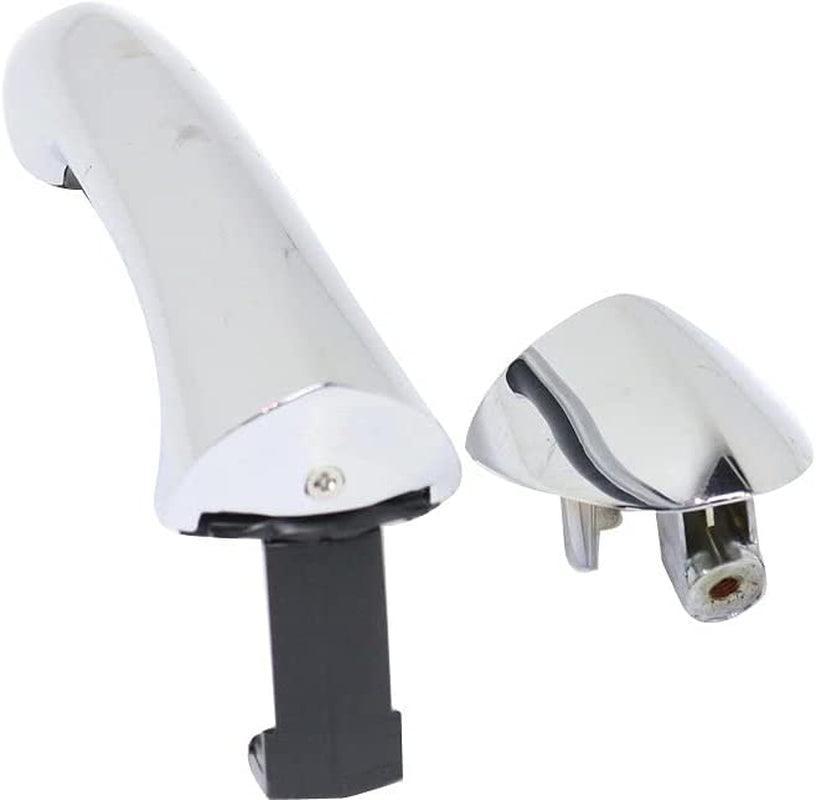 Front Exterior Door Handle Compatible with 2011-2015 Hyundai Sonata All Chrome, Set of 2, Driver and Passenger Side