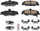 (Z23-750) Z23 Evolution Sport Brake Pads, Rear