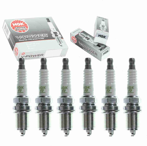 6 Pc NGK V-Power Spark Plugs Compatible with Toyota Avalon 3.0L V6 1996-1999