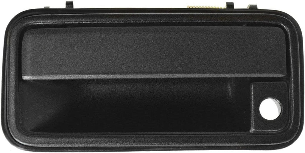 Front Black Exterior outside Door Handle with Lock Cylinder Kit Compatible with CK Truck