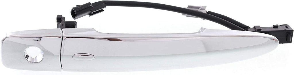 Front, Driver Side Exterior Door Handle Compatible with 2009-2014 Nissan Maxima, Fits 2013-2018 Nissan Sentra, Fits 2009-2014 Nissan Murano, Fits 2011-2017 Nissan Leaf