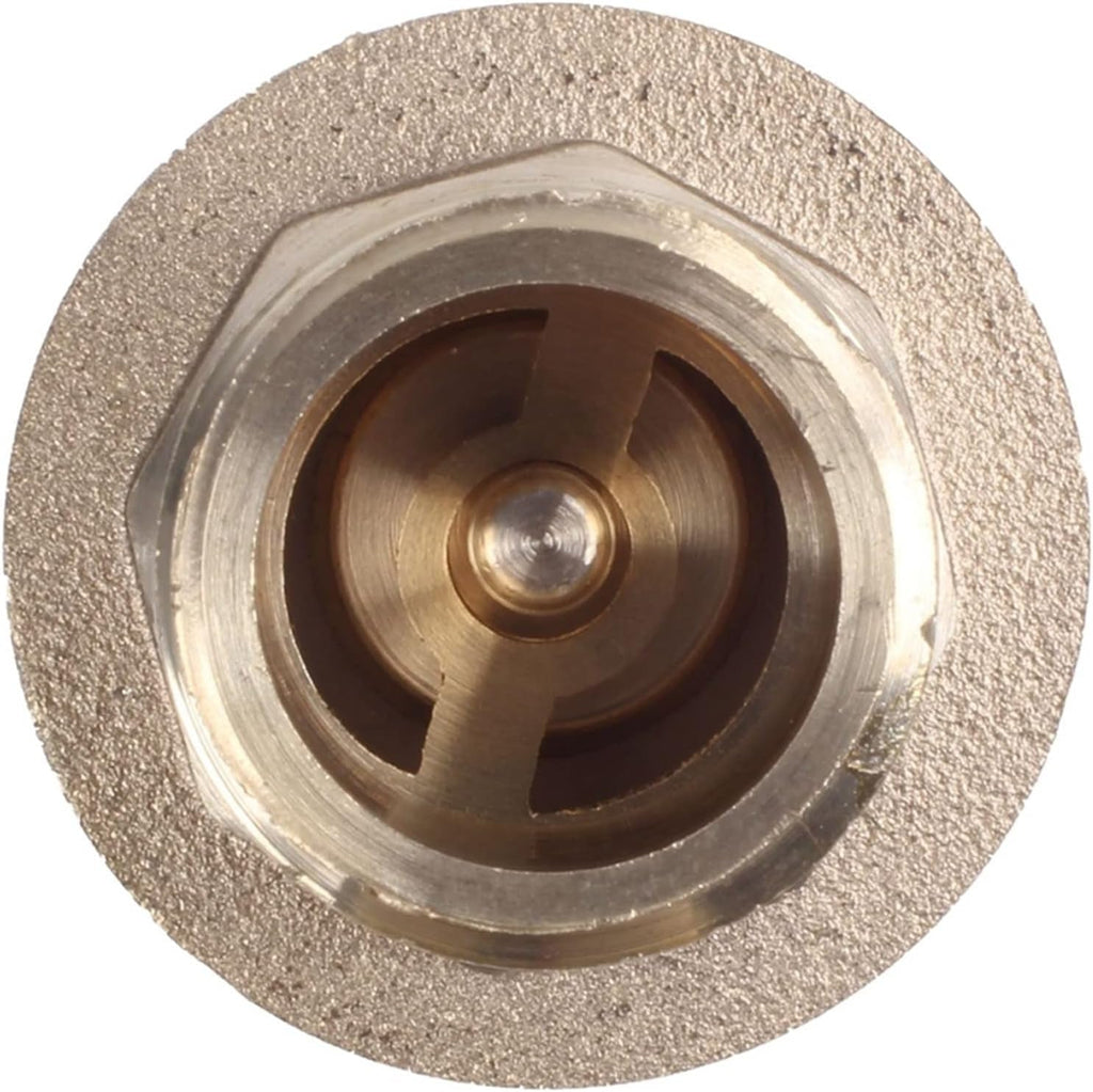 Withstand High Pressure and Temperature Extremes 2X Golden Water Oil Spring 1/2 Inch Thread BSPP Female Male In-Line Non-Return Valve