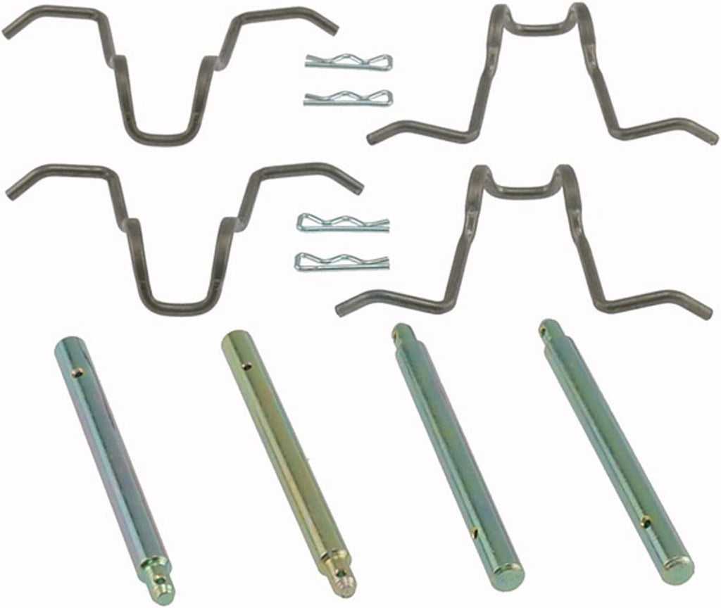 Gold 18K380X Front Disc Brake Caliper Hardware Kit with Springs and Pins