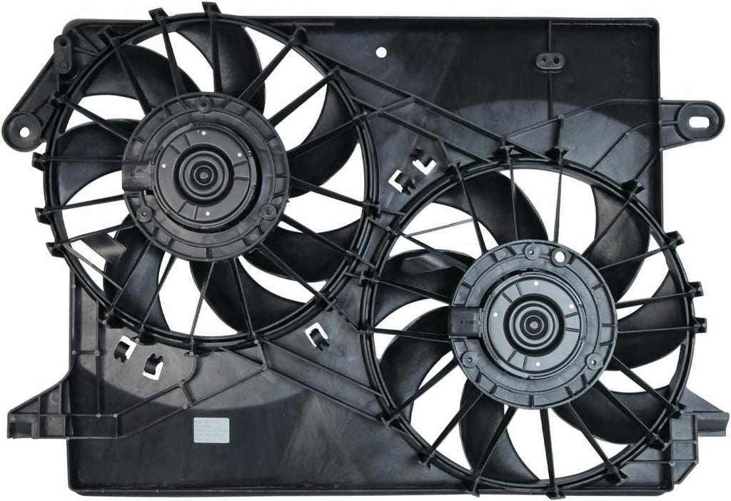 621160 Cooling Fan Assembly Compatible with 2005-2008 Chrysler 300, Black