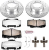 Power Stop K1236-36 Front Z36 Truck & Tow Brake Kit, Carbon Fiber Ceramic Brake Pads and Drilled/Slotted Brake Rotors