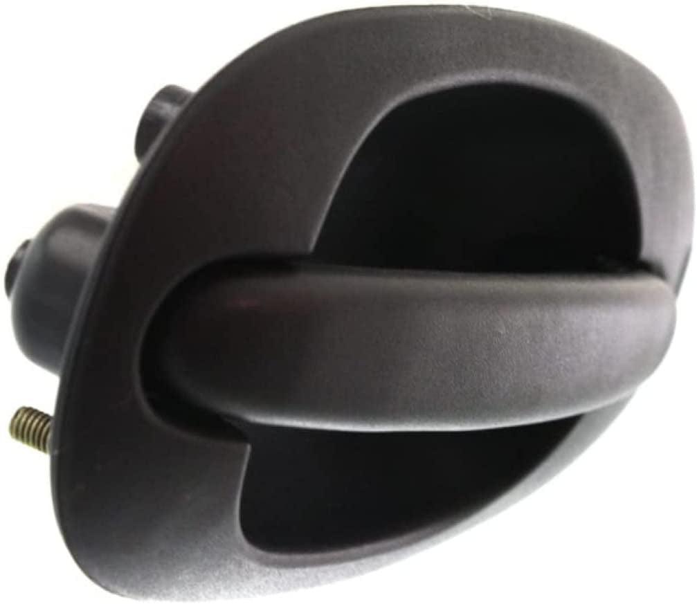 for Chrysler Grand Voyager Exterior Door Handle Rear, Driver Side Textured Black (2000-2000) | with Key Hole| Trim: Base/Se