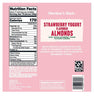 Strawberry Yogurt Almonds, 17.5 oz., 2 Pack Coated Yogurt Nuts with queen of the castle Gift Tag