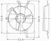 610180 Cooling Fan Assembly Compatible with 1999-2001 Honda CRV
