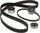Professional TCK167A Timing Belt Kit with Idler Pulley, 2 Belts, and 2 Tensioners