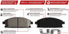 K6375 Front and Rear Z23 Carbon Fiber Brake Pads with Drilled & Slotted Brake Rotors Kit