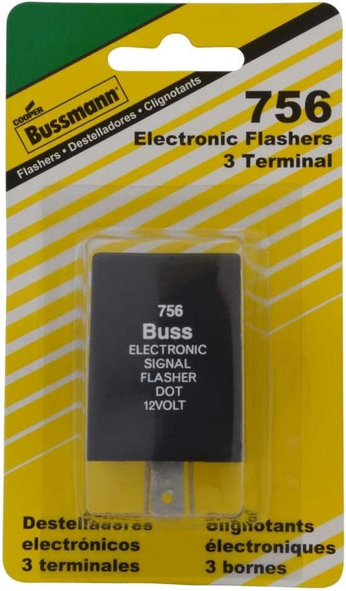 (BP/756-RP) 12.6 Amp 12V DC Carded Heavy-Duty Electronic Flasher
