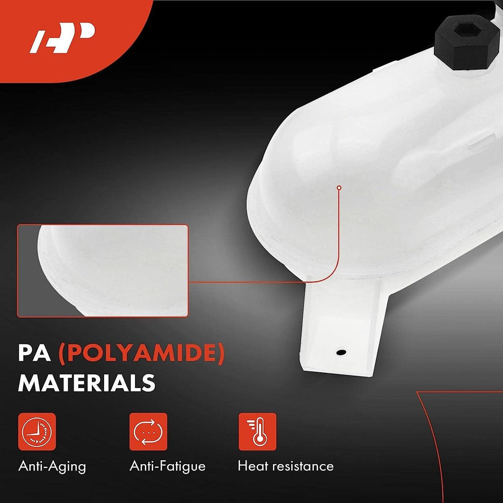 A-Premium Engine Coolant Overflow Recovery Reservoir Tank [W/Cap] Compatible with BMW 325 1986-1987, 325E 1984-1987, 325Es 1986-1987, 325I 1987, 325Is 1987, 528E 1982-1988, Replace # 17111707540