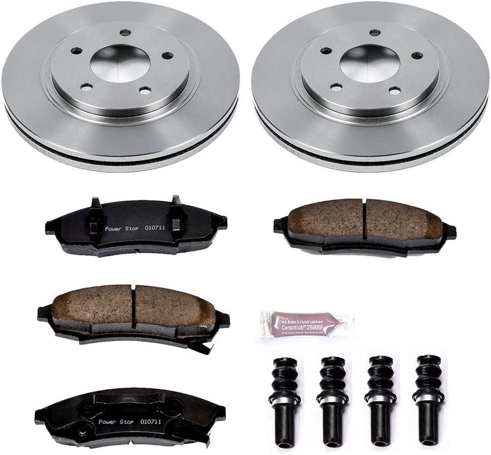 KOE3018 Autospecialty Front Replacement Brake Kit-Oe Brake Rotors & Ceramic Brake Pads