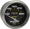 4837 Carbon Fiber Electric Water Temperature Gauge , 2 5/8"