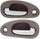 Interior Door Handle Set Compatible with 1999-2004 Chrysler 300M, Fits 1998-2004 Chrysler Concorde Front, Driver and Passenger Side Gray Bezel with Chrome Lever Sedan