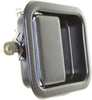 Compatible with Jeep Wrangler TJ Exterior Door Handle 1997-2006 Driver Side | Front | Smooth Black | Trim: All Submodels | CH1311111 | J5758172