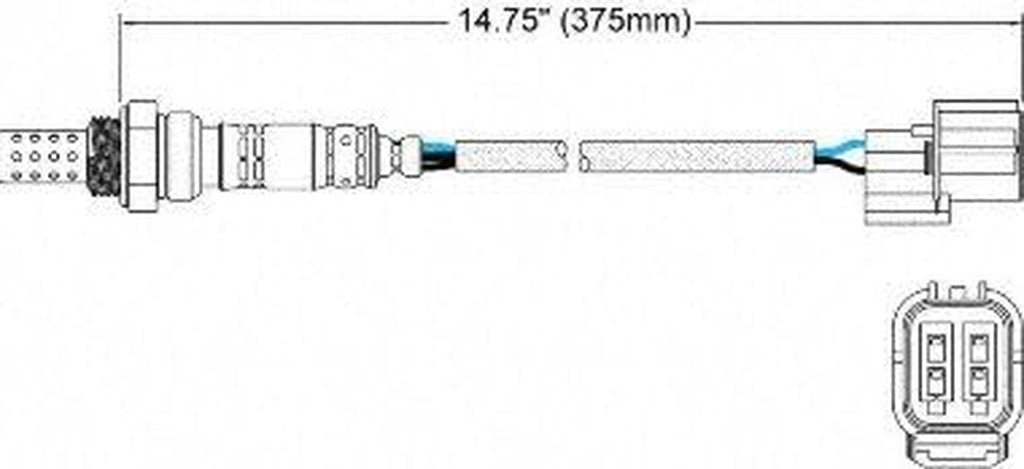 250-24308 Oxygen Sensor, Direct Fit