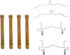 Gold 18K1958X Rear Disc Brake Caliper Hardware Kit with Springs and Pins