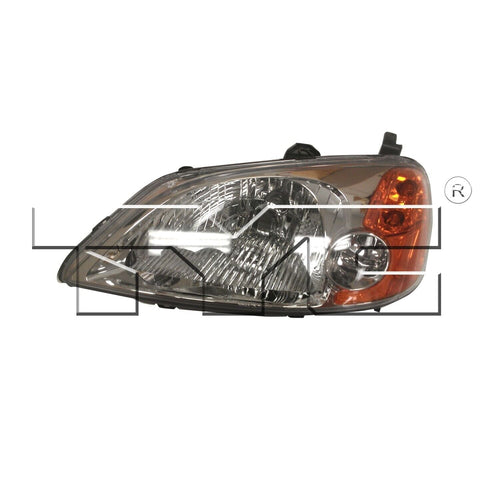 TYC Headlight Assembly for 01-03 Civic 20-5950-00
