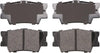 ADVICS AD1212 Ultra-Premium Rear Disc Brake Pad Set