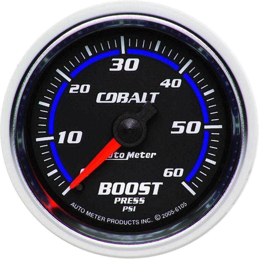 6105 Cobalt Mechanical Boost Gauge, 2.3125 In.