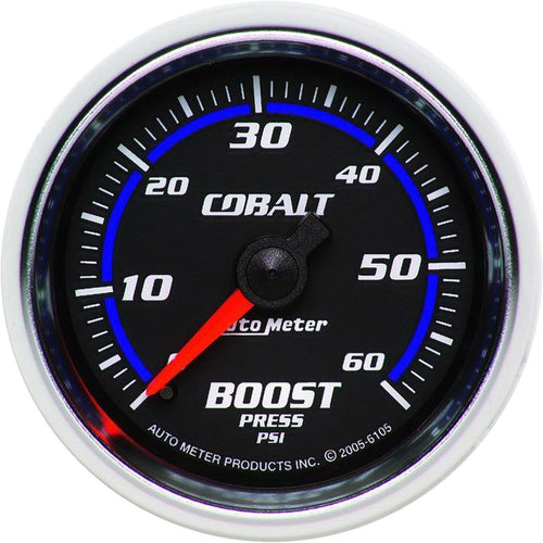 6105 Cobalt Mechanical Boost Gauge, 2.3125 In.