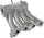Racing 307-05-0260 Pro Series Silver Intake Manifold for Honda D-Series Engines