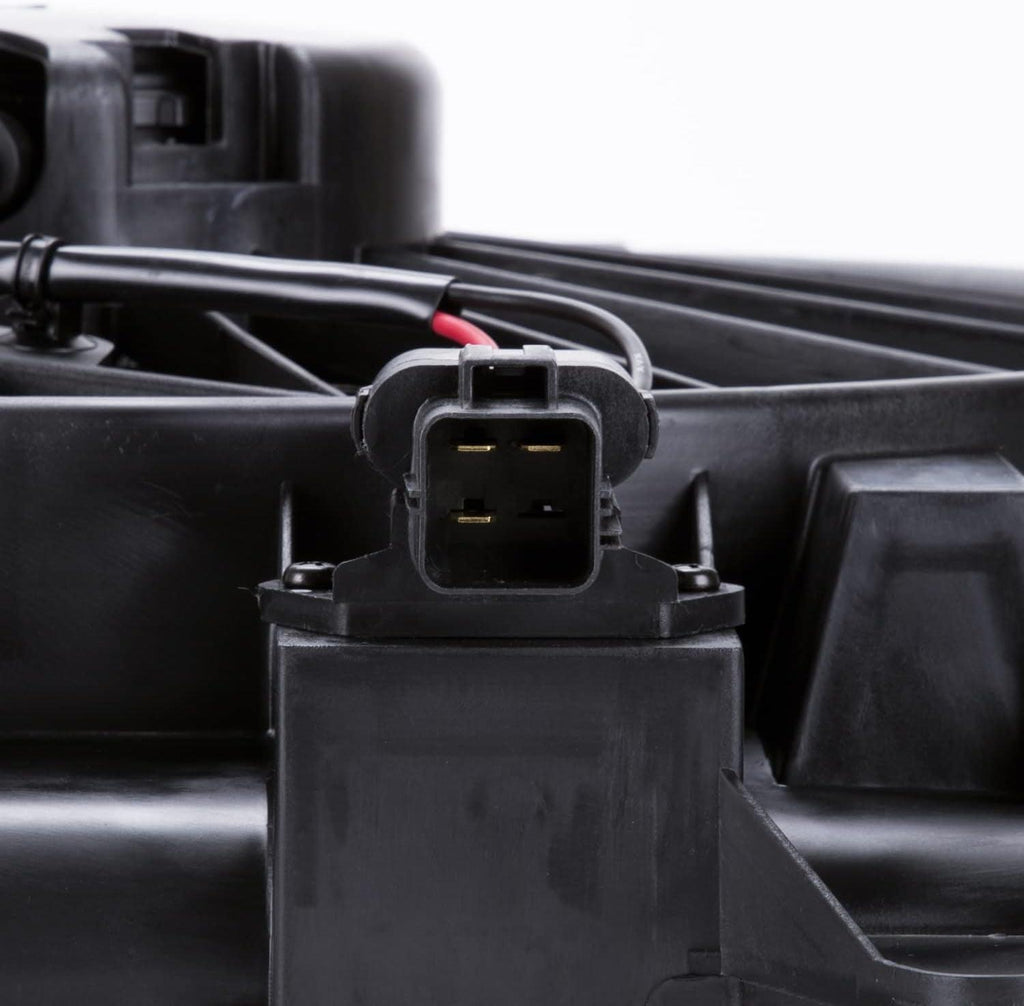 621070 Cooling Fan Assembly Compatible with 2005-2014 Ford Mustang , Black