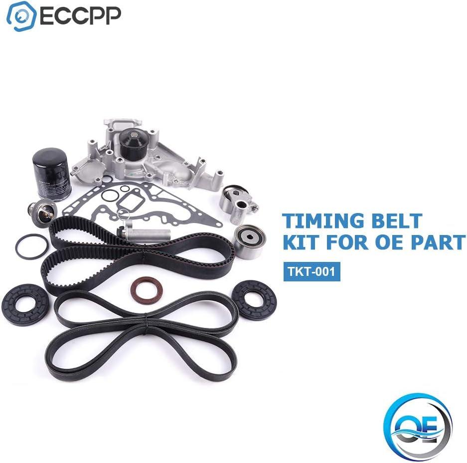 Timing Belt with Water Pump Kit,  Automotive Replacement Timing Kits for 1998-2004 Fit for LEXUS LX470 2002-2004 Fit for TOYOTA Sequoia 4.7L V8 DOHC