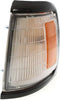 Compatible with Toyota Pickup Corner Light 1989 1990 1991 Driver Side | W/Gray Trim | 2WD | DLX/SR5 | Clear & Amber Lens | TO2520121 | 8162089176