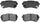 ADVICS AD1856 Disc Brake Pad Set