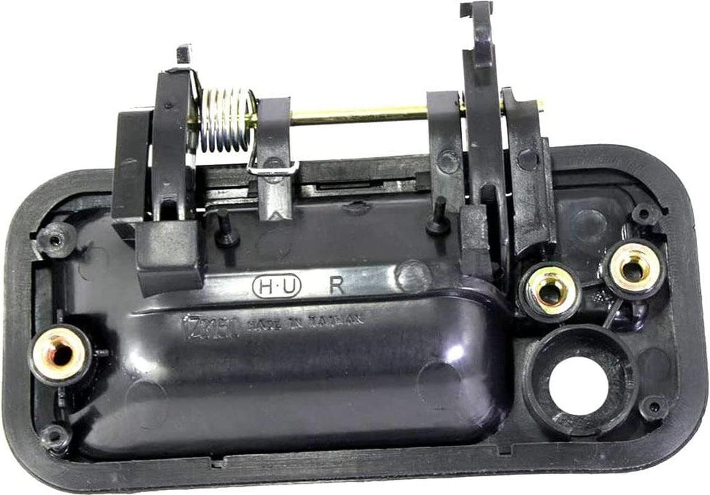 Front Exterior Door Handle Set of 2 Compatible with 1998-2000 Isuzu Amigo, Fits 1998-2002 Honda Passport Textured Black Driver and Passenger Side